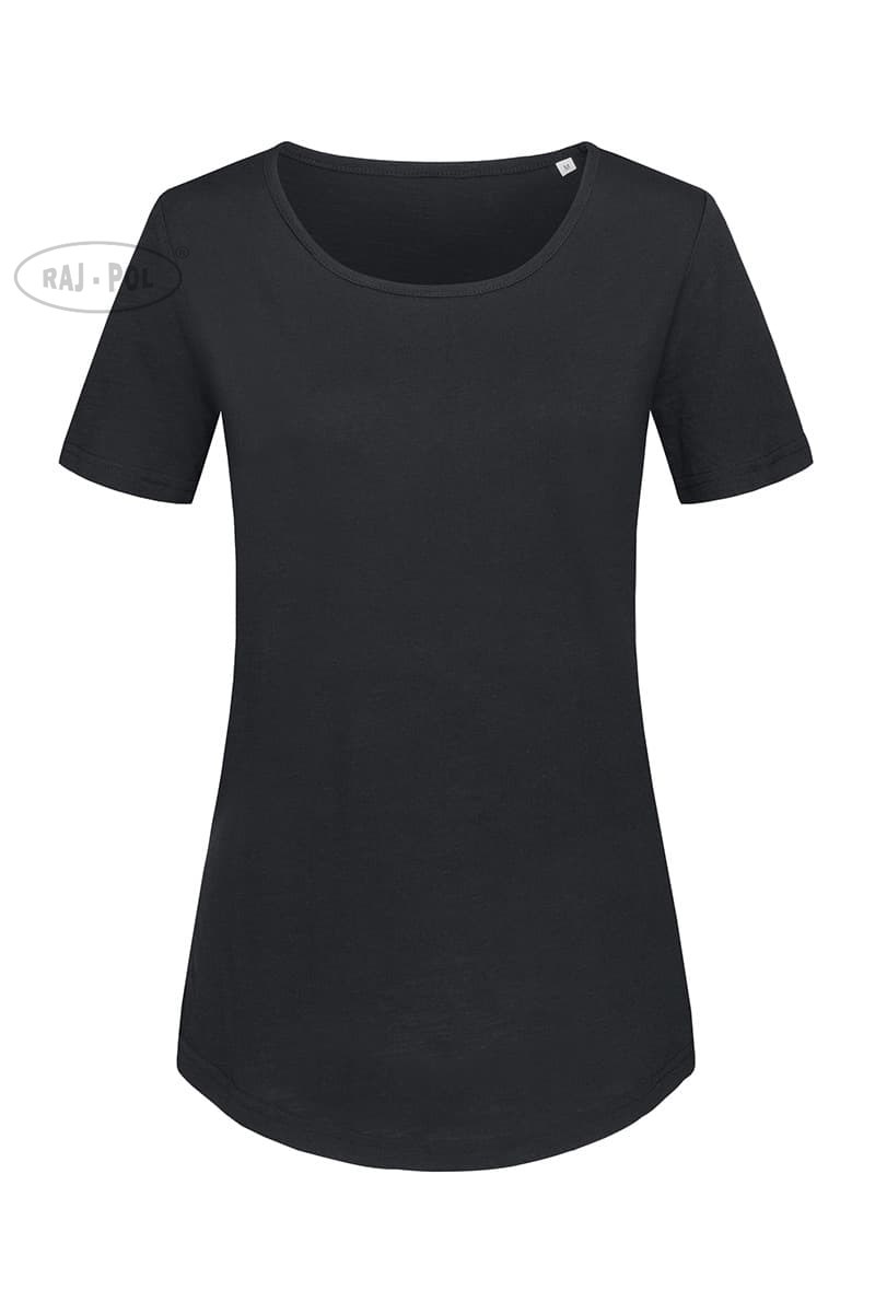T-SHIRT DAMSKI  KRÓTKI RĘKAW CZARNY