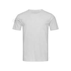 T-SHIRT MĘSKI KRÓTKI RĘKAW JASNO SZARY