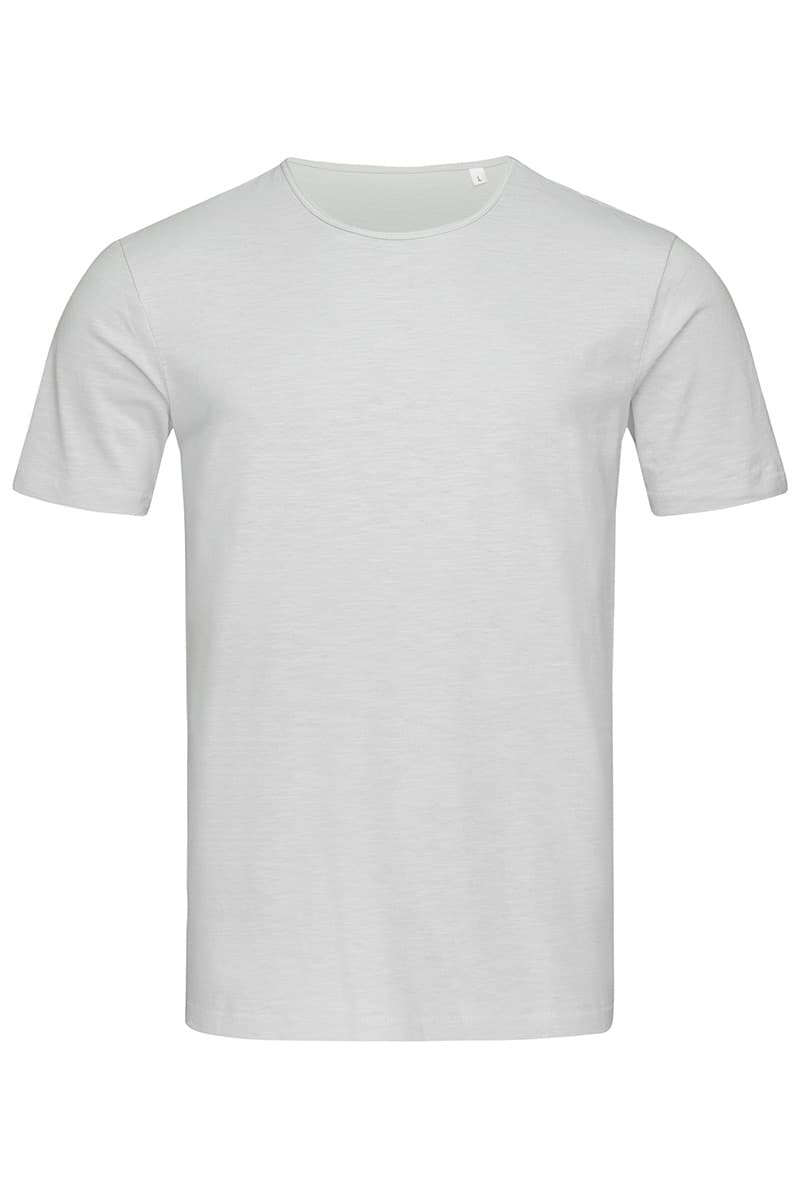 T-SHIRT MĘSKI KRÓTKI RĘKAW JASNO SZARY