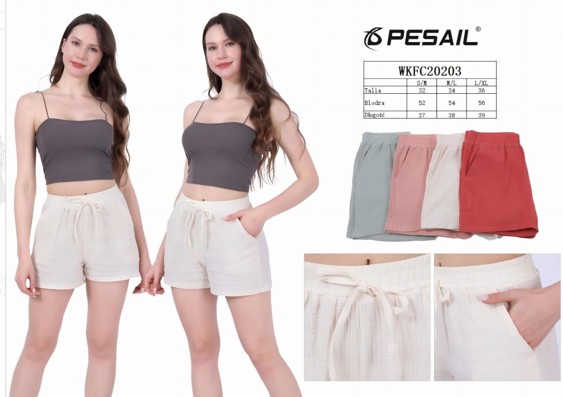 Spodenki damskie mix kolorów