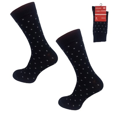 Skarpety męskie garniturowe kropki 39-42