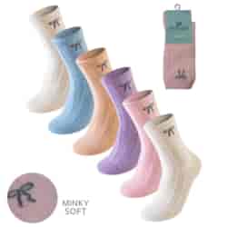 SKARPETA DAMSKA MINKY SOFT W25-24 39-42