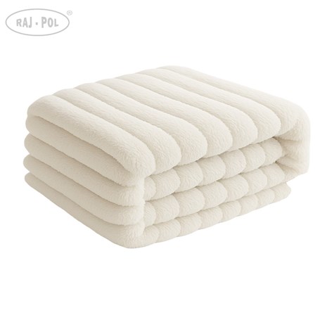 KOC NUMA 150x200 WYTŁACZANY PASY BIAŁY