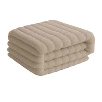 KOC NUMA 200x220 WYTŁACZANY PASY BEŻ