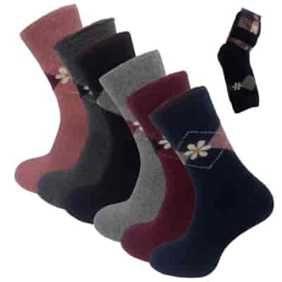 Skarpeta damska angora  NA FROCIE M751-3