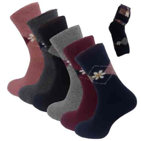 Skarpeta damska angora  NA FROCIE M751-3