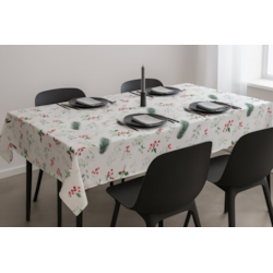 OBRUS DEKORACYJNY SNOWELLE OSTROKRZEW 130x180cm