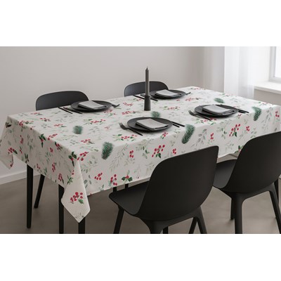 OBRUS DEKORACYJNY SNOWELLE OSTROKRZEW 145x220cm