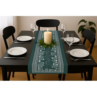 BIEŻNIK DEKORACYJNY SNOWELLE CICHA NOC  40X180CM