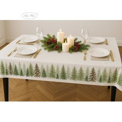OBRUS DEKORACYJNY SNOWELLE ZIMOWY LAS 110X160CM