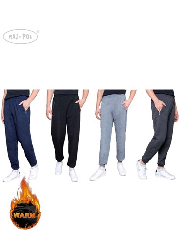 SPODNIE DRESOWE MĘSKIE OCIEPLANE