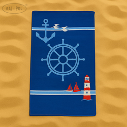 Ręcznik plażowy 150x 70 Żaglówka