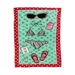 Ręcznik plażowy 150x70 Klapki