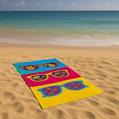 Ręcznik plażowy 150x 70 Okulary
