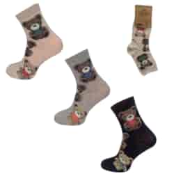 Skarpety damskie miś mix wzorów
