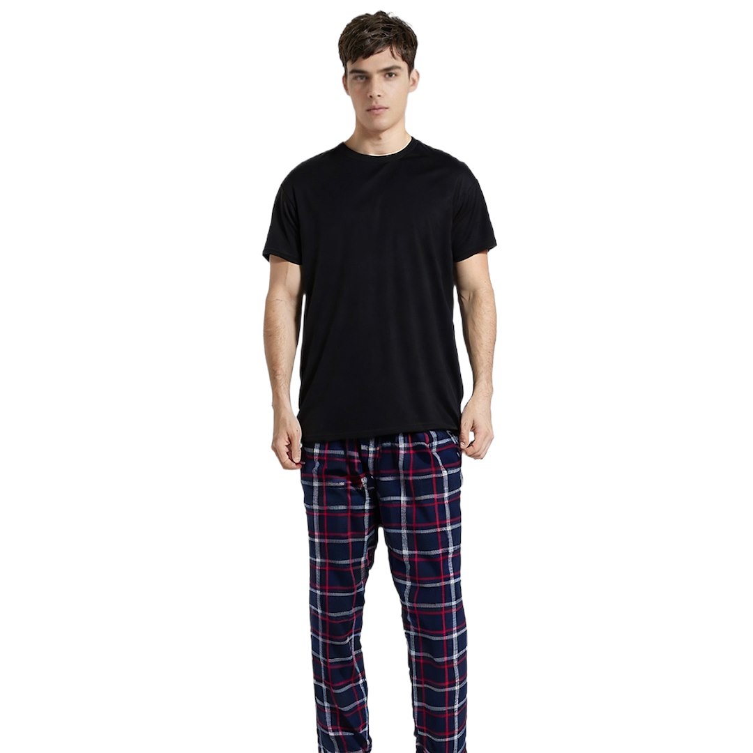 Męskie spodnie od piżamy 2pak Granat rozm. 2XL