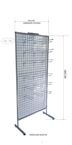 Stojak metalowy 845x1800