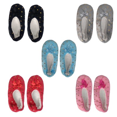 Kapcie damskie komplet świecące w ciemności