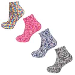 Skarpeta Damska Bąbelkowa Bukla Multi Kolor