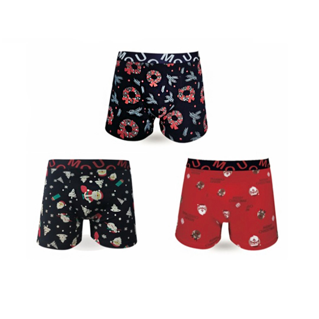 Bokserki bawełniane świąteczne