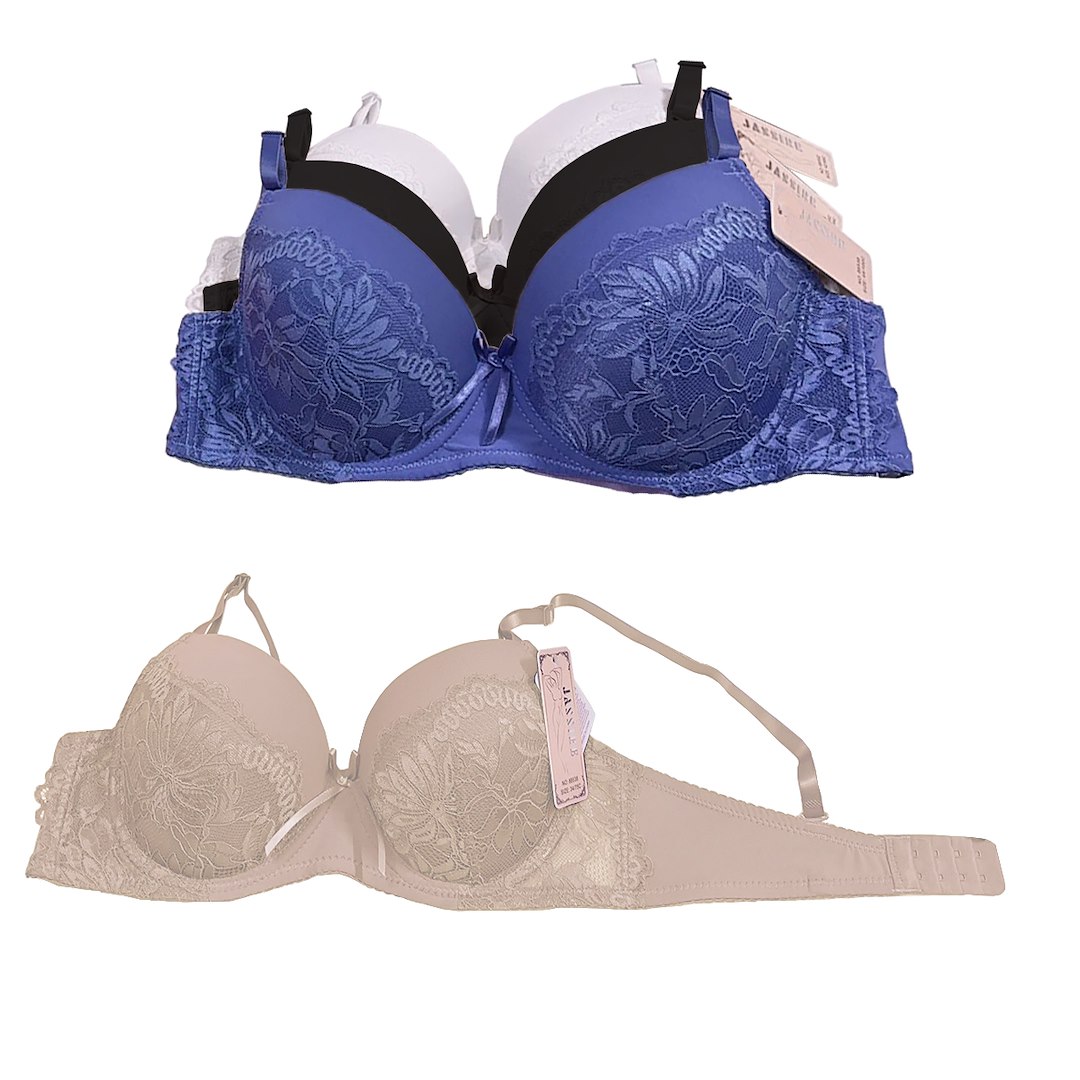 Biustonosz półkoronkowy beż miseczka C