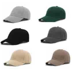 Czapka z daszkiem gładka- mix