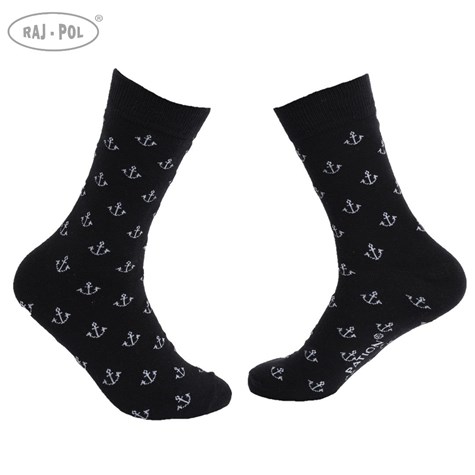 Skarpety męskie garniturowe SM2073 wzór 1 43-46