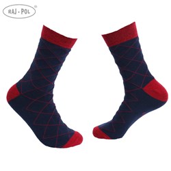Skarpety męskie garniturowe SM2073 wzór 2 40-43