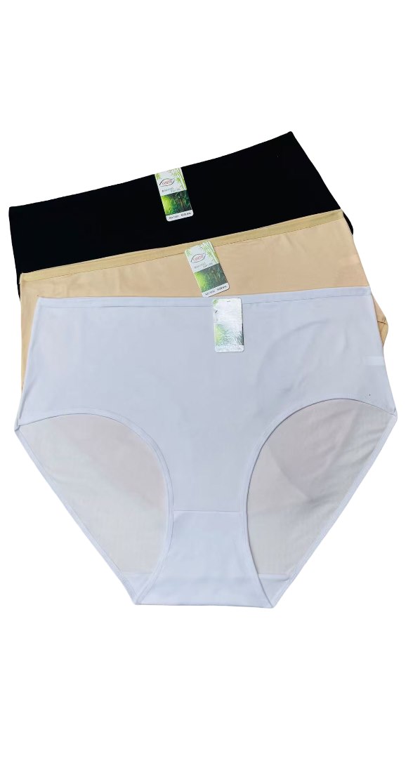 Figi damskie bambusowe gładkie