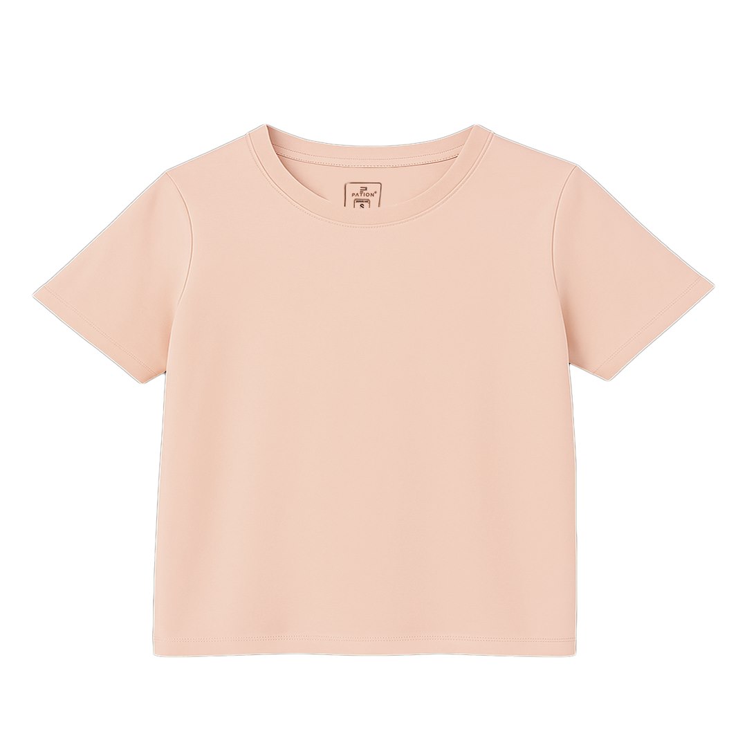 Koszulka damska pudrowy róż rozmiar XL