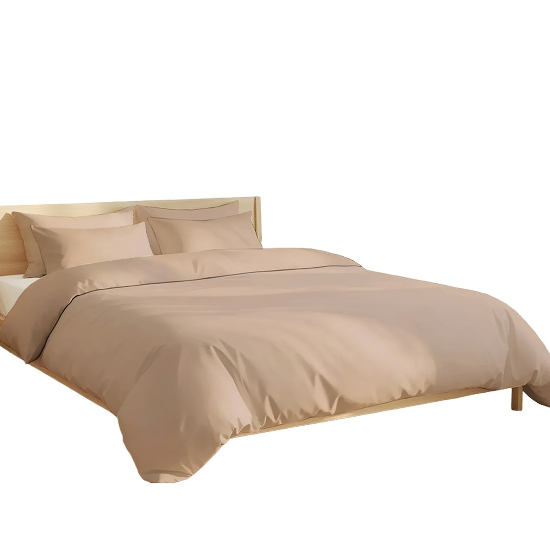 Pościel z mikrofibry KLARA BEIGE 140X200 80x70cm