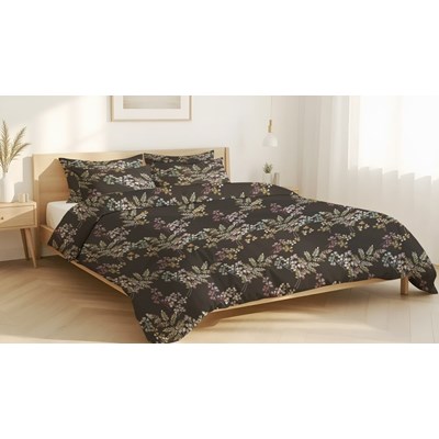 Pościel z mikrofibry HOYAS NEGRO 200x220 2x 80x70