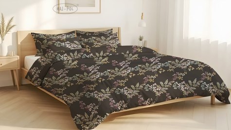 Pościel z mikrofibry HOYAS NEGRO 200x220 2x 80x70