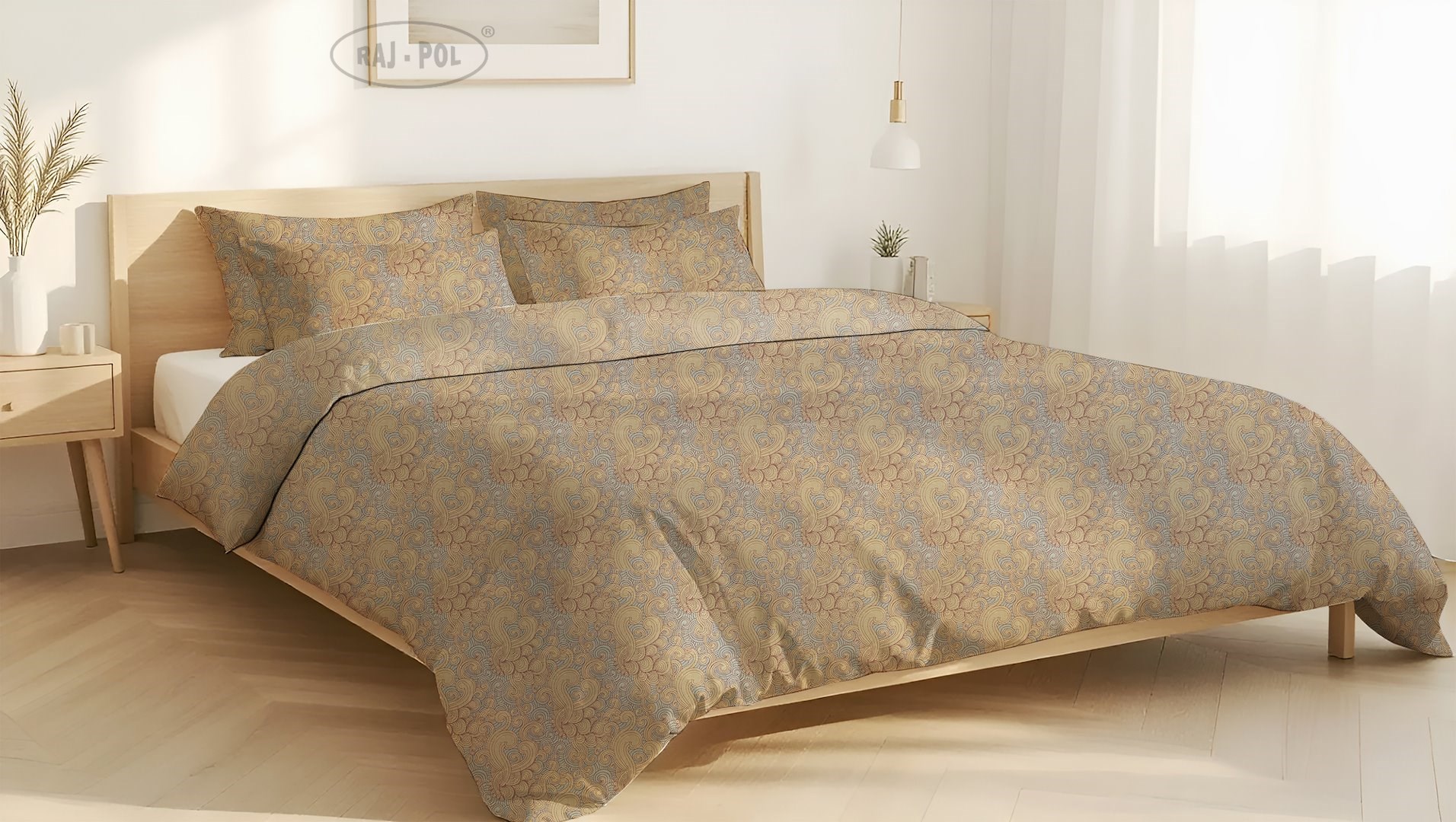 Pościel z mikrofibry ELIZABETH ORNAMEN 160x200