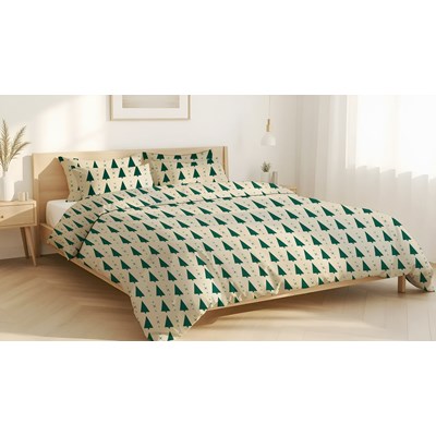 Pościel z mikrofibry NOEL TREE 140X200 80x70cm