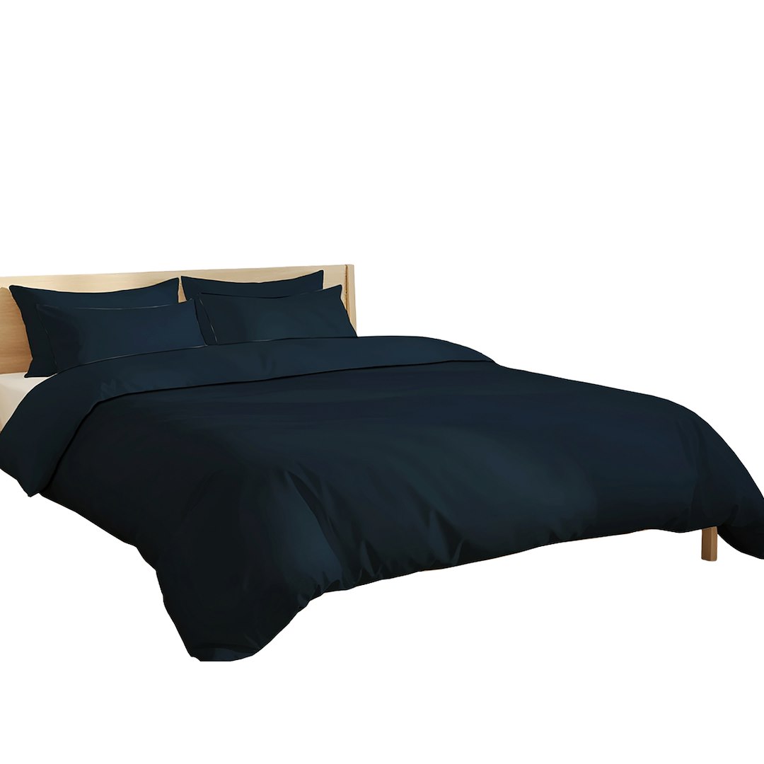 Pościel z mikrofibry KLARA NAVY BLUE 140X200 80x70