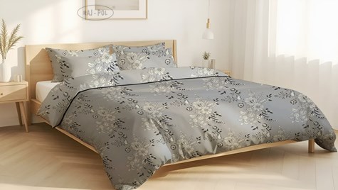 Pościel z mikrofibry ELIZABETH GREY 140X200 80x70