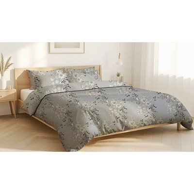 Pościel z mikrofibry ELIZABETH GREY 160x200 80x70