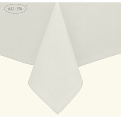 OBRUS SZTUCZNY LEN LILIAN CREAM 110X160CM