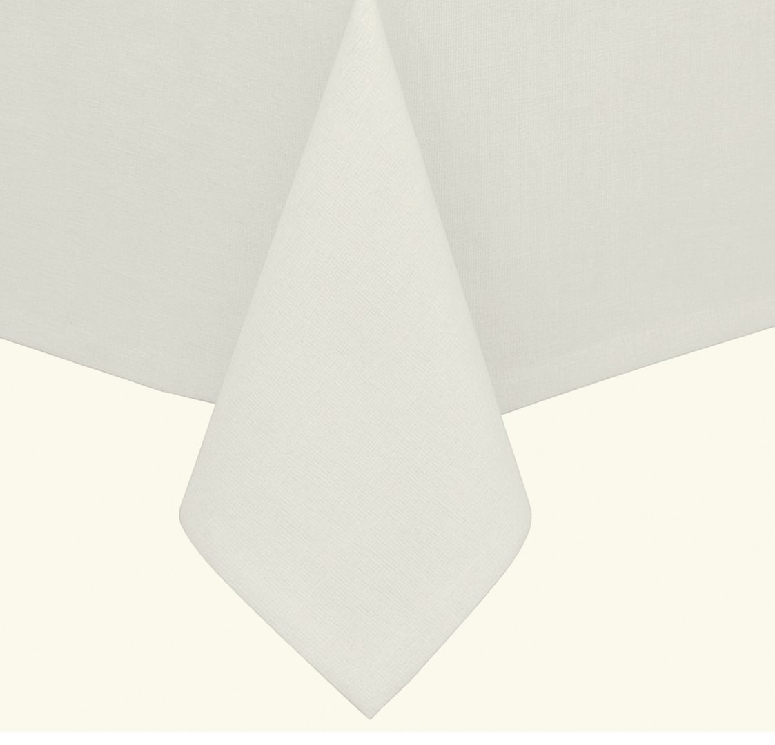 OBRUS SZTUCZNY LEN LILIAN CREAM 110X160CM