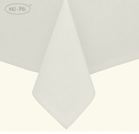 OBRUS SZTUCZNY LEN LILIAN CREAM 110X160CM