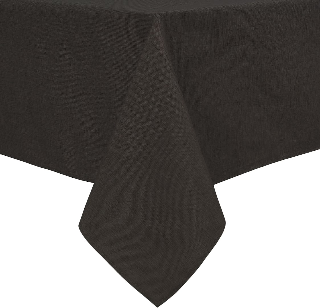 OBRUS SZTUCZNY LEN LILIAN GRAY 110X160CM