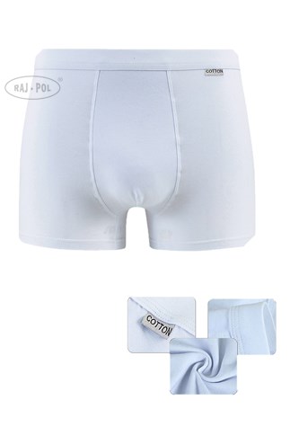 BOKSERKI MĘSKIE BIAŁE