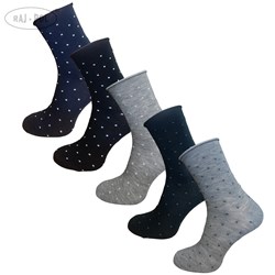 Skarpeta damska wzorowana bezuciskowa 39-42