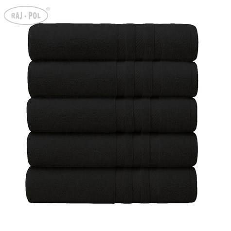 Ręcznik LUCA 30x50 Czarny 400gsm