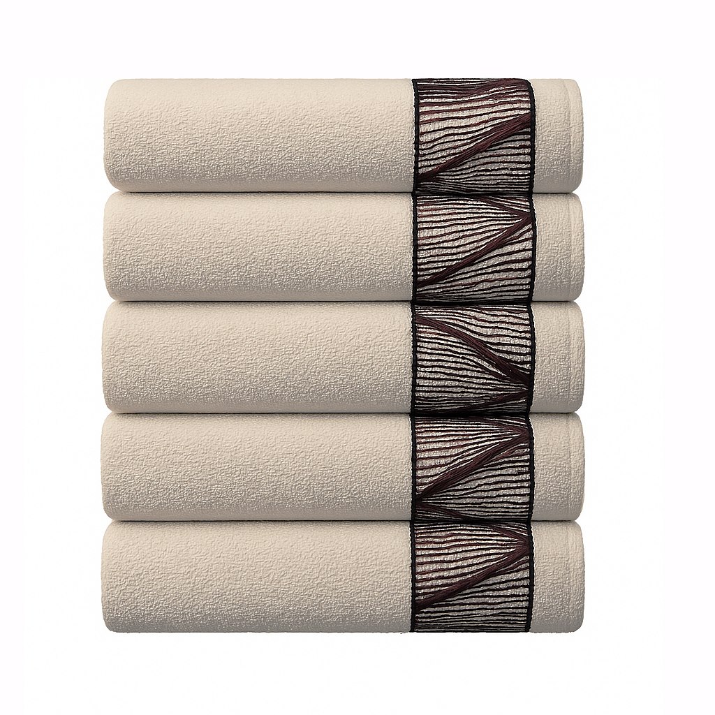 Ręcznik Livia 30x50 Krem + Cappuccino 400gsm