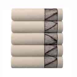 Ręcznik Livia 50x90 Krem + Cappuccino 400gsm