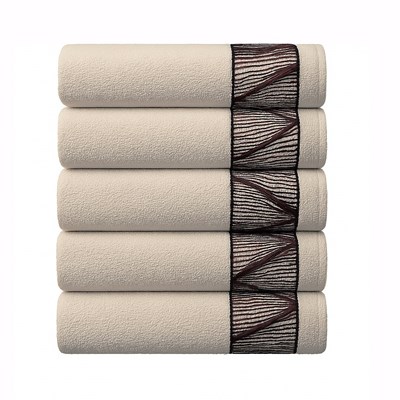 Ręcznik Livia 140x70 Krem + Cappuccino 400gsm