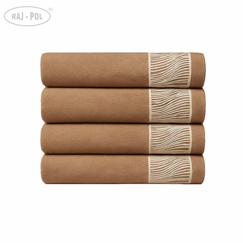 Ręcznik Livia 140x70  Beż + Krem 400gsm