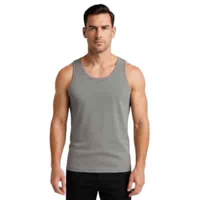 Podkoszulek męski szary na ramiączku 3XL